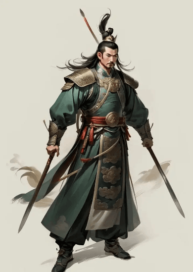 双枪将董平：梁山好汉中的英勇传奇