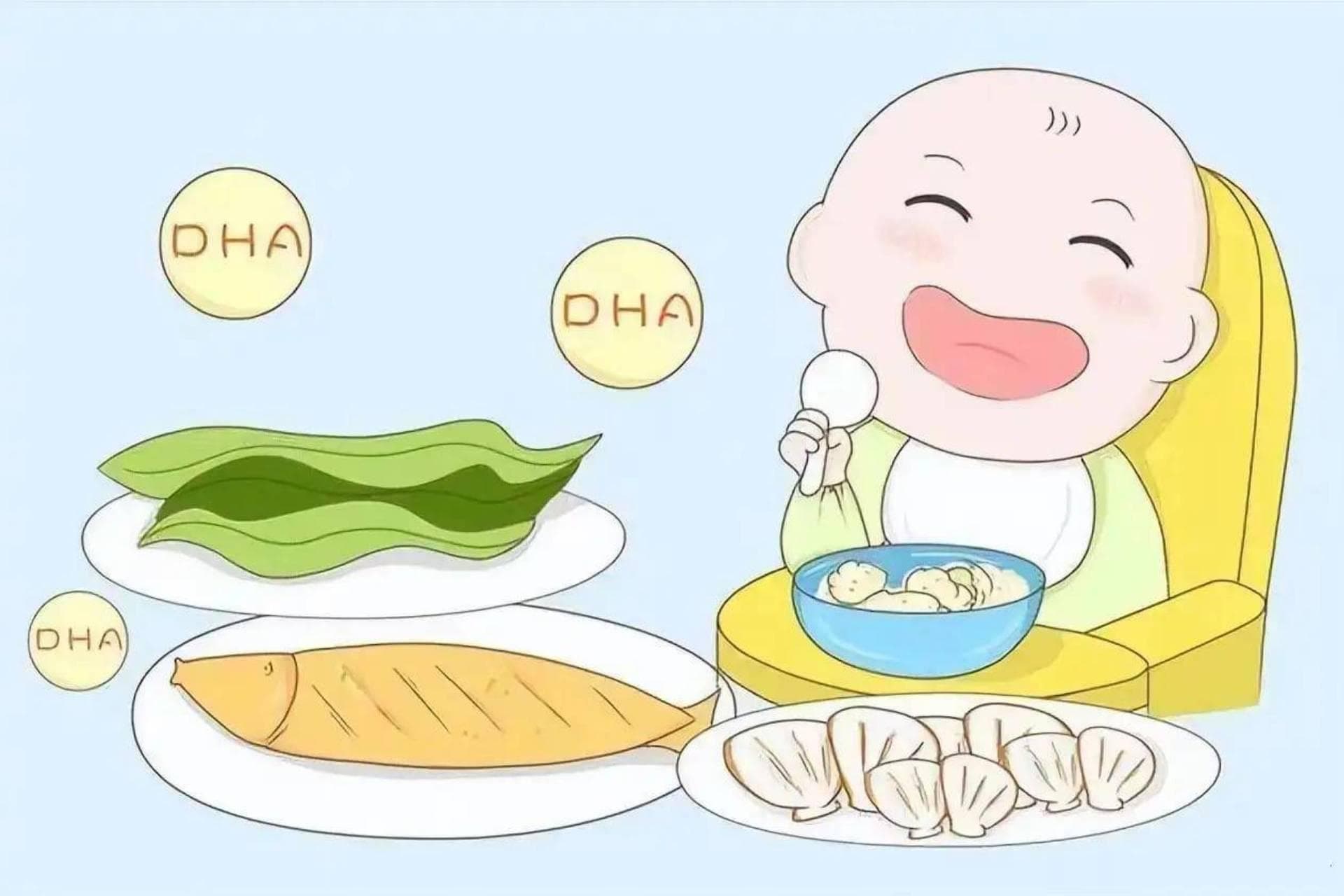 宝宝的DHA食谱：哪些食物是DHA的优质来源