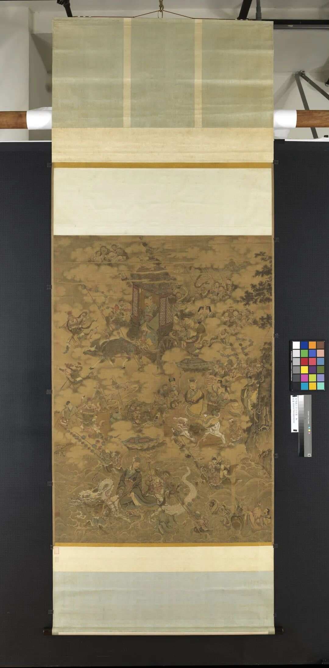 宋马麟《三官出巡图》：宋代绘画艺术的瑰宝