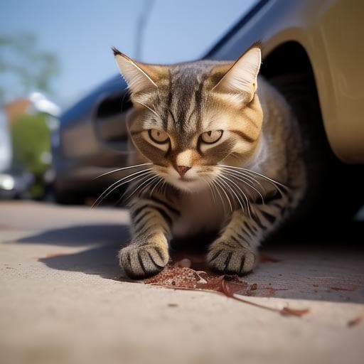 揭秘猫咪行为：为什么猫喜欢钻车底？
