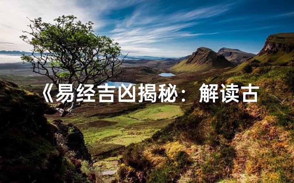 《易经吉凶揭秘：解读古智慧中的命运密码》