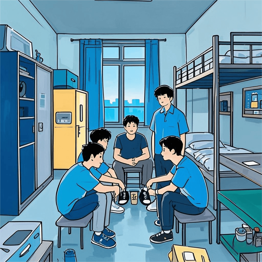 “导员，我这个年纪也有点睡不着觉了……”
