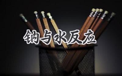 钠的“水”性大揭秘：一场惊险的化学反应