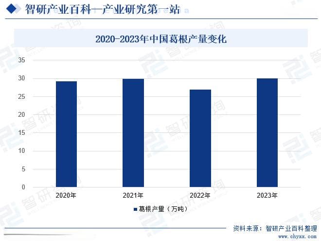 葛根产量突破30万吨，行业迎来发展机遇期