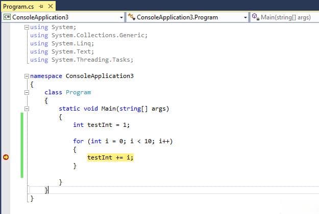 Visual Studio 调试器中的断点入门