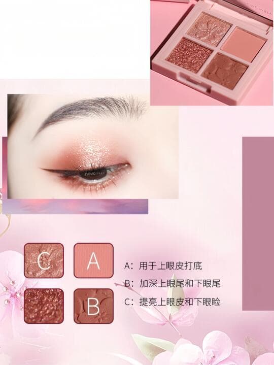 四色眼影盘选择与使用技巧：轻松打造自然立体眼妆