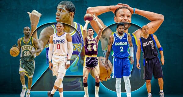 NBA历史最佳控卫排名出炉：库里第二，威少和哈登排名如何？