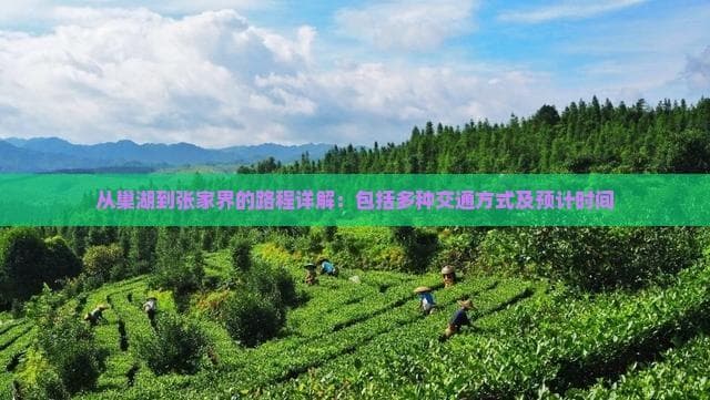 从巢湖到张家界的路程详解：包括多种交通方式及预计时间