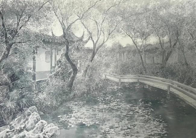 王刚·水彩画丨以细腻的笔触、灵动的色彩，表现山水和小城的诗意