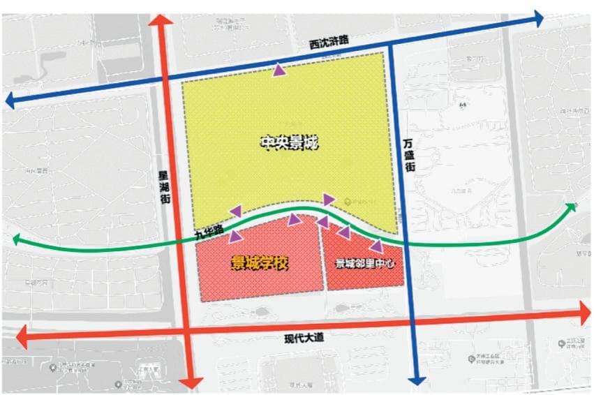 关于学校周边交通组织优化的思考与实践——以苏州工业园区景城学校为例