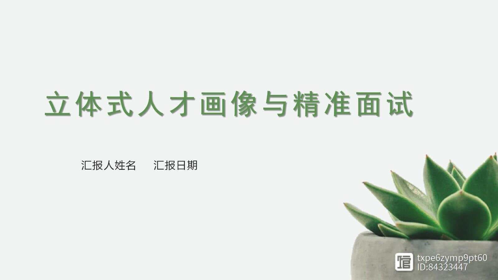 立体式人才画像：精准面试与高效招聘的实践指南