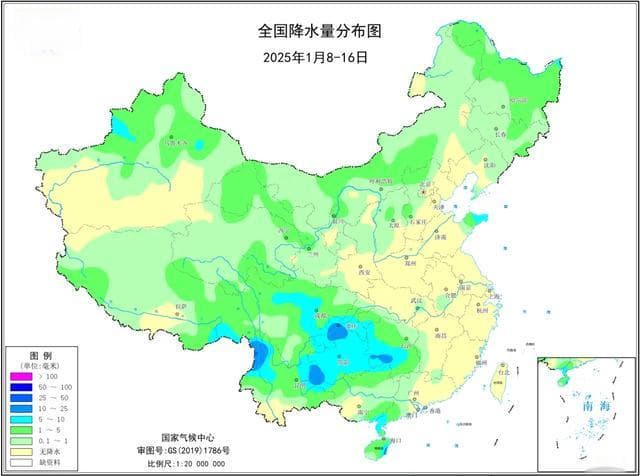 春运前夕全国大部迎降水，结束连续干旱