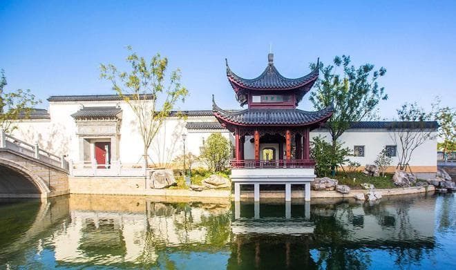 江苏常州有一座萃园，荟萃五座园林之美，成为一处新晋网红打卡地
