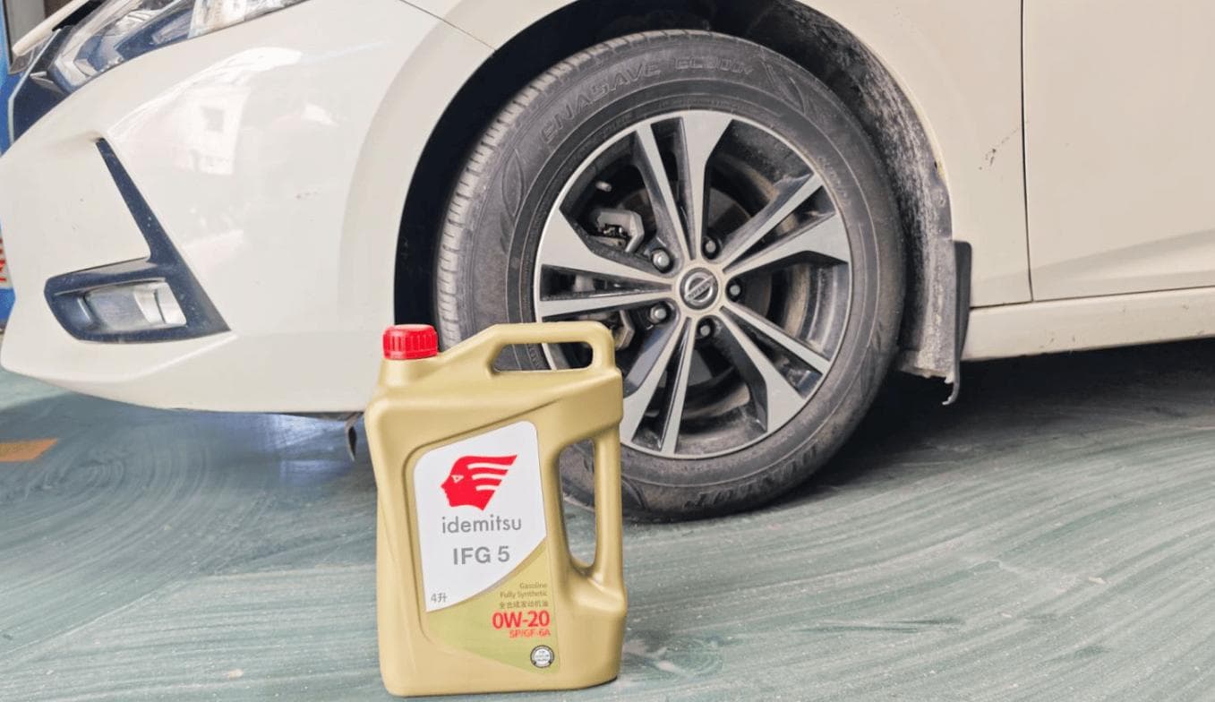 DIY更换机油教程：日产轩逸使用出光IFG5