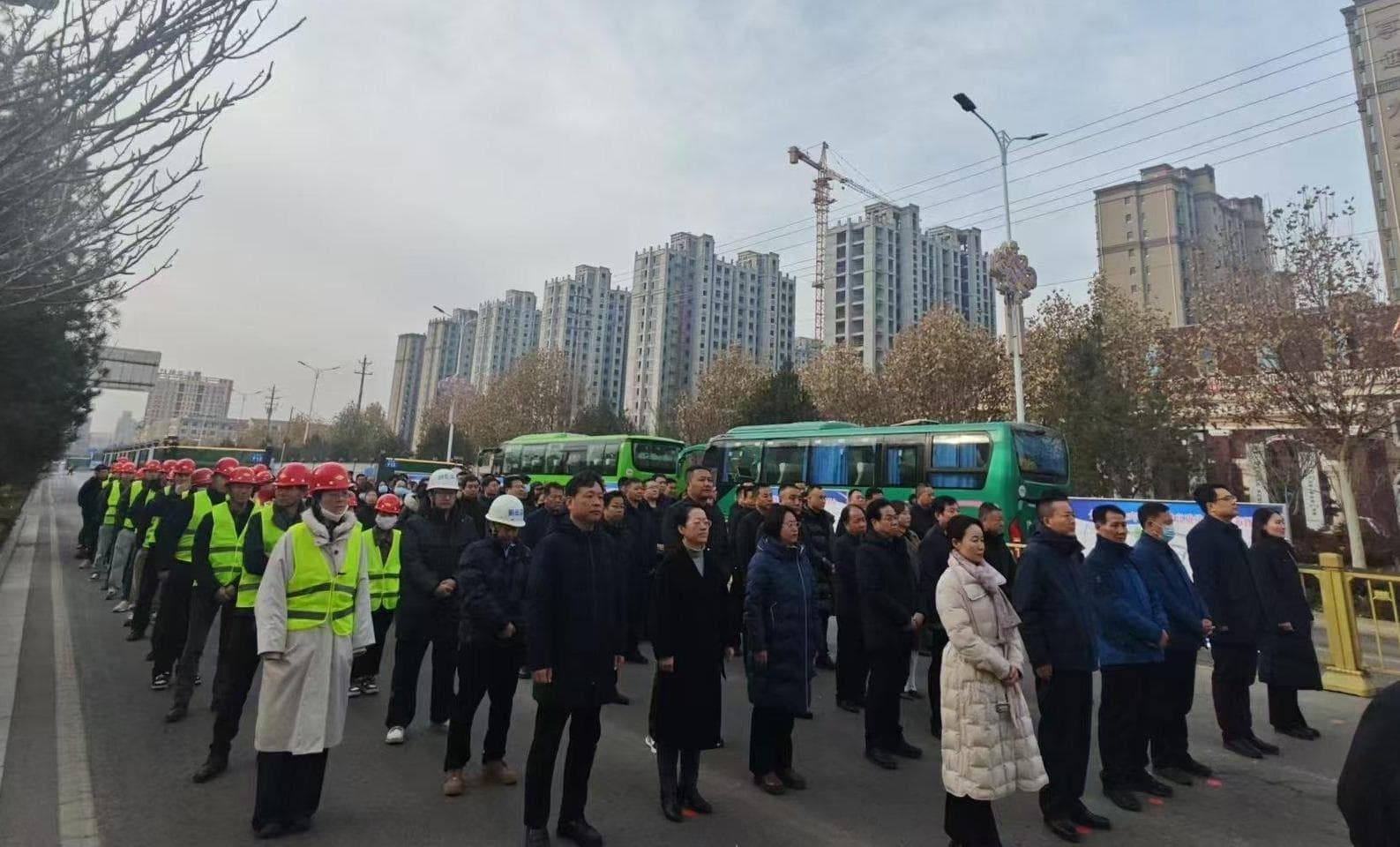 渭南合阳县举行2025年第一季度重点项目开工仪式