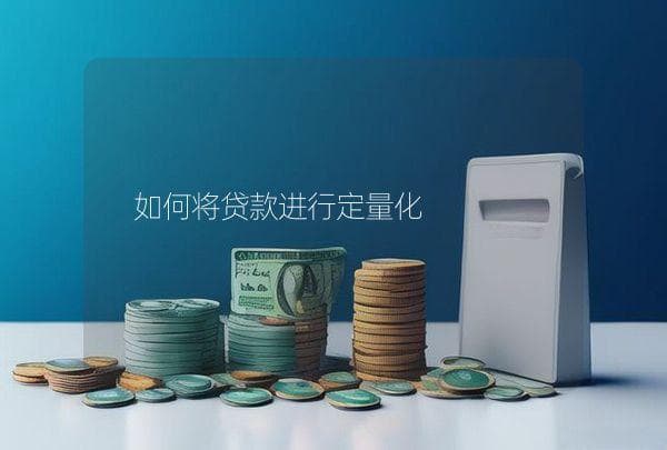 如何将贷款进行定量化