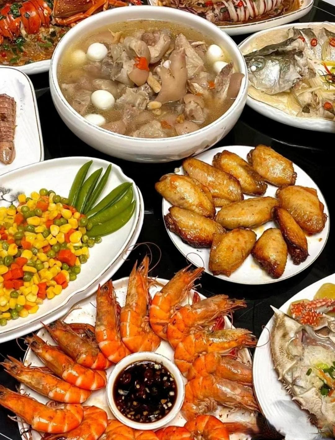 年夜饭海鲜盛宴：从传统到创意，每道菜都寓意美好