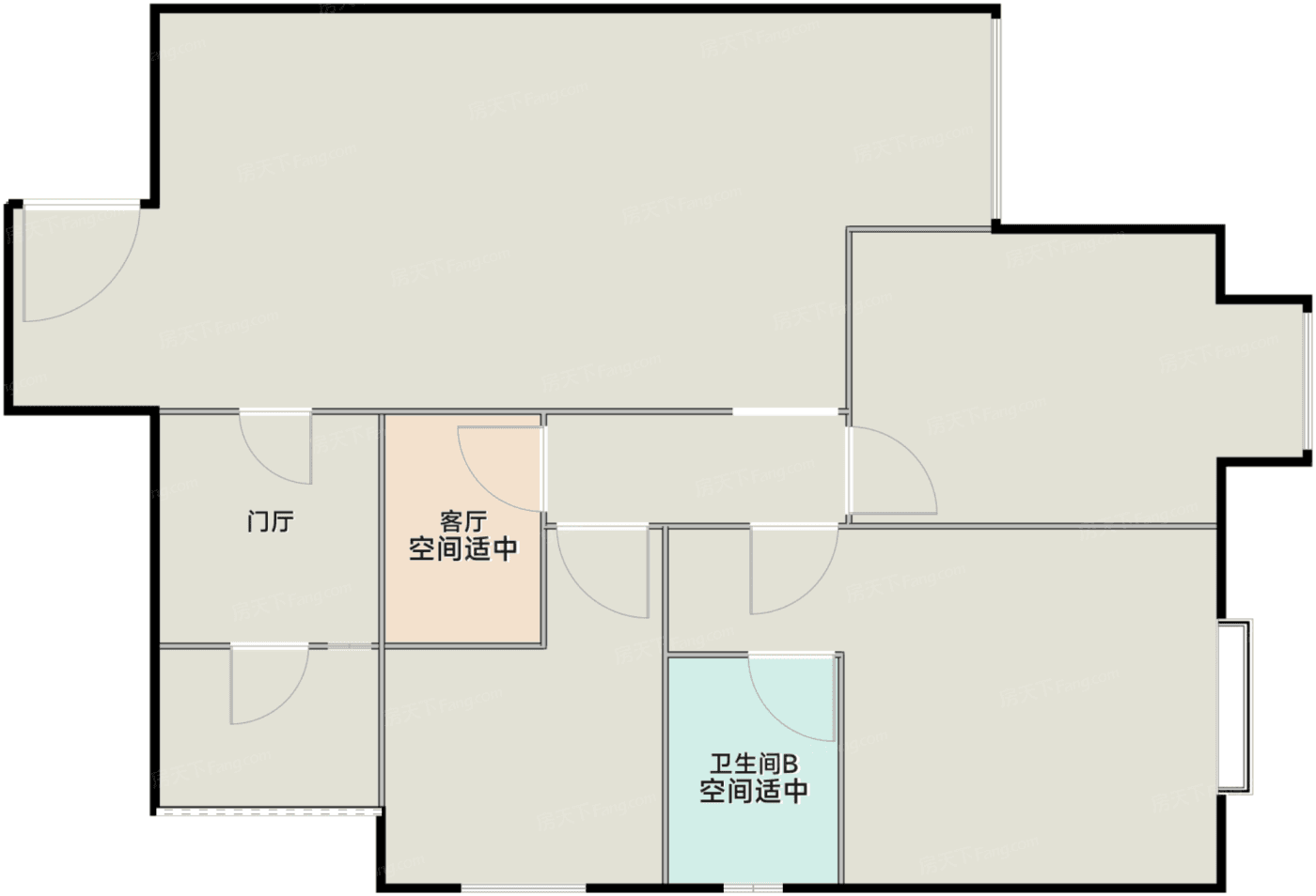温哥华花园六期户型解析：85.92㎡三房两厅双卫设计