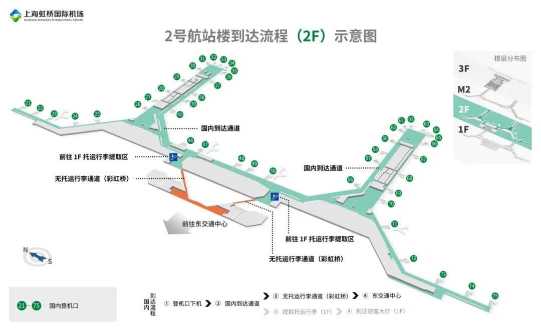 抵达虹桥机场后，快速找到你想要的公共交通工具【攻略】