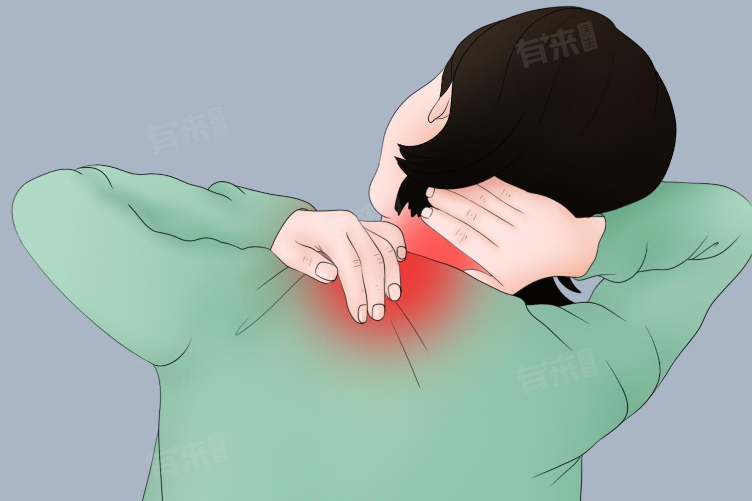 肩颈疼痛看什么科医生