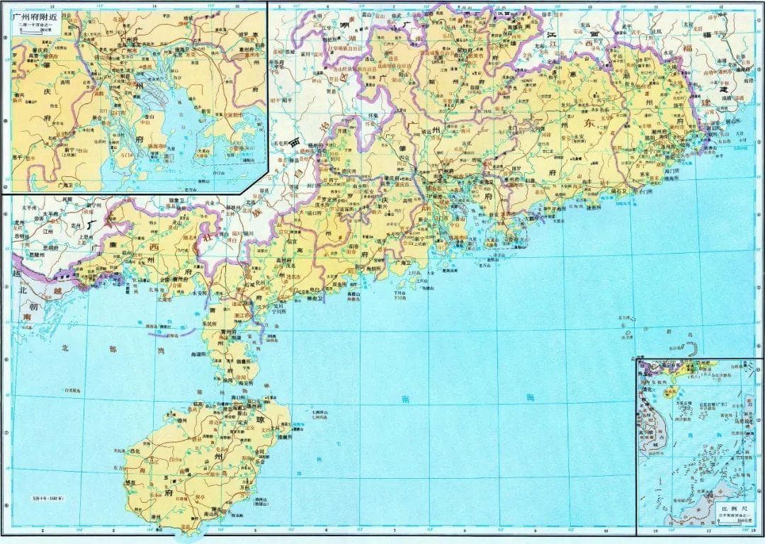 你家从古至今属于哪个郡哪个县？两千年最全广东高清历史地图来啦