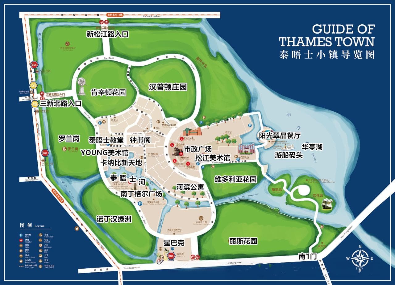 泰晤士小镇一日游攻略，含游玩路线、景点介绍、美食攻略