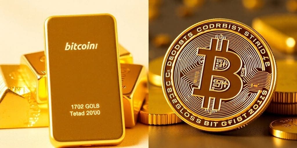 黄金与比特币价格比较