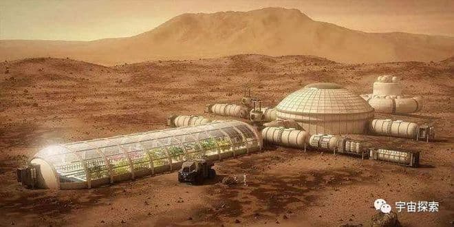 移居火星需要几代人的努力，绿化过后的火星应该是这样的！