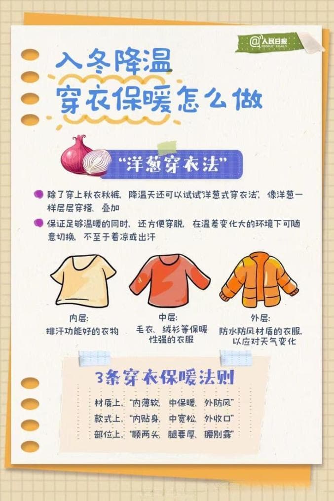 断崖式降温来袭，这份御寒指南请收好