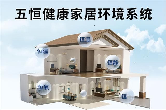 无风感调温·黄金湿度·30分贝静音——五恒系统重塑智能家居新标准