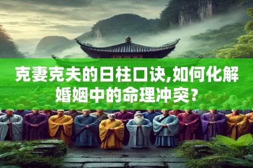 克妻克夫的日柱口诀,如何化解婚姻中的命理冲突？