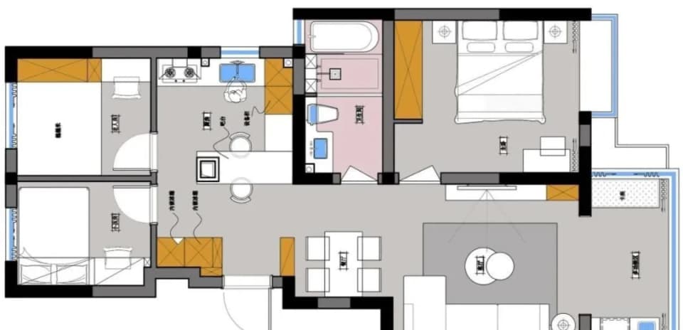 巧用“空间扩容术”，90㎡小家，越住越大