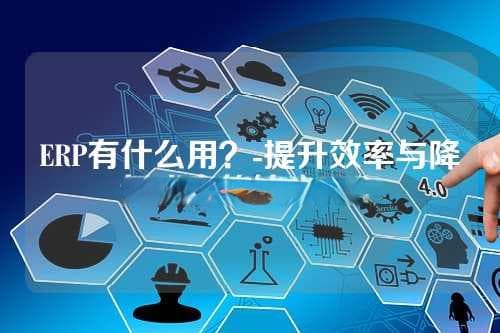 ERP有什么用？-提升效率与降低成本的核心工具