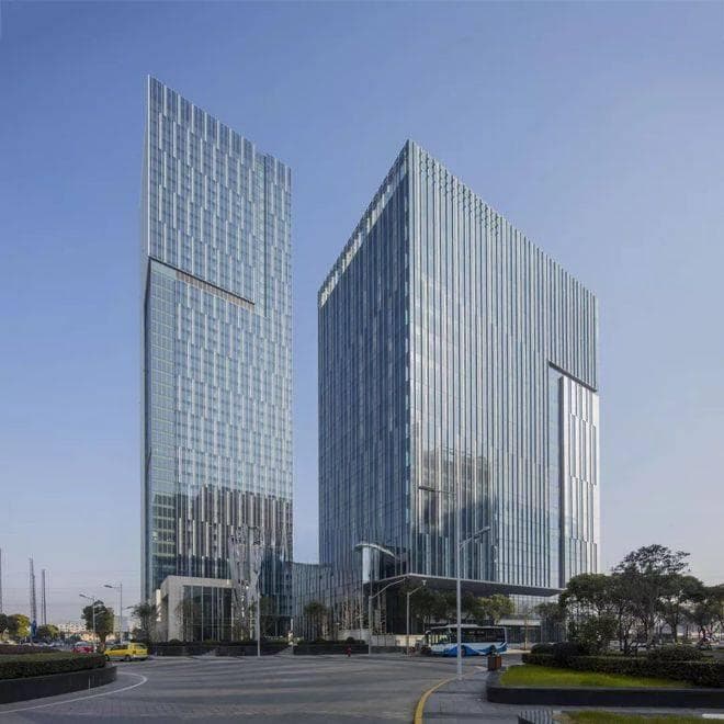 上海外高桥保税区浦东商务中心＋自贸广场 | 江欢成设计