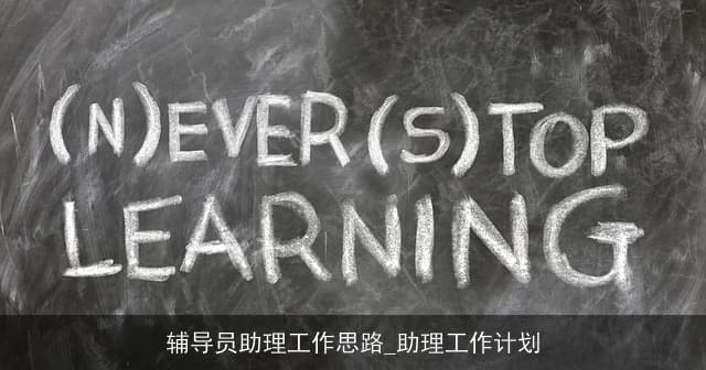 辅导员助理工作思路与助理工作计划