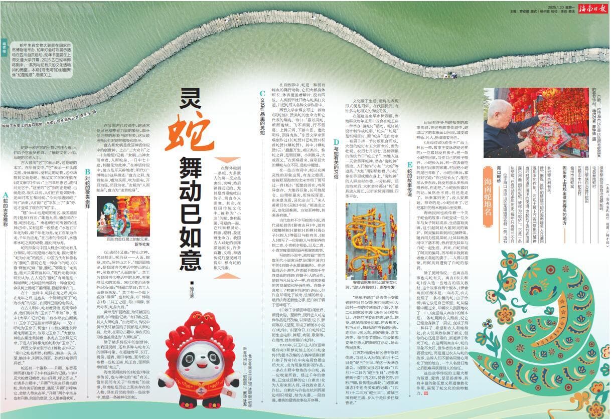 探寻古老的蛇文化：蛇蕴雅意