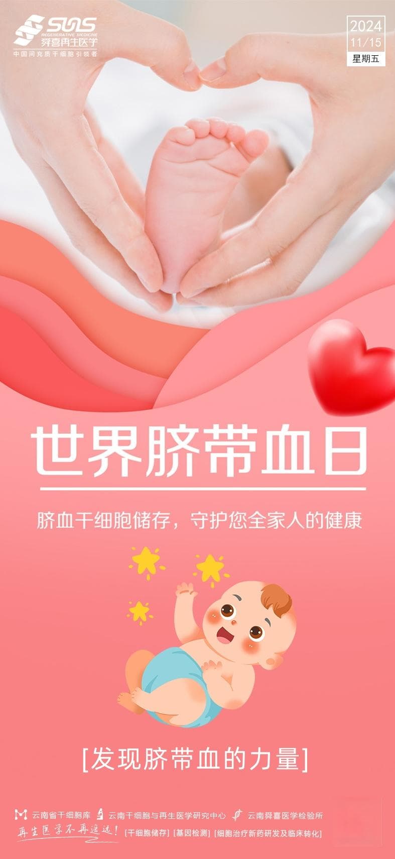 世界脐带血日：发现脐带血的力量