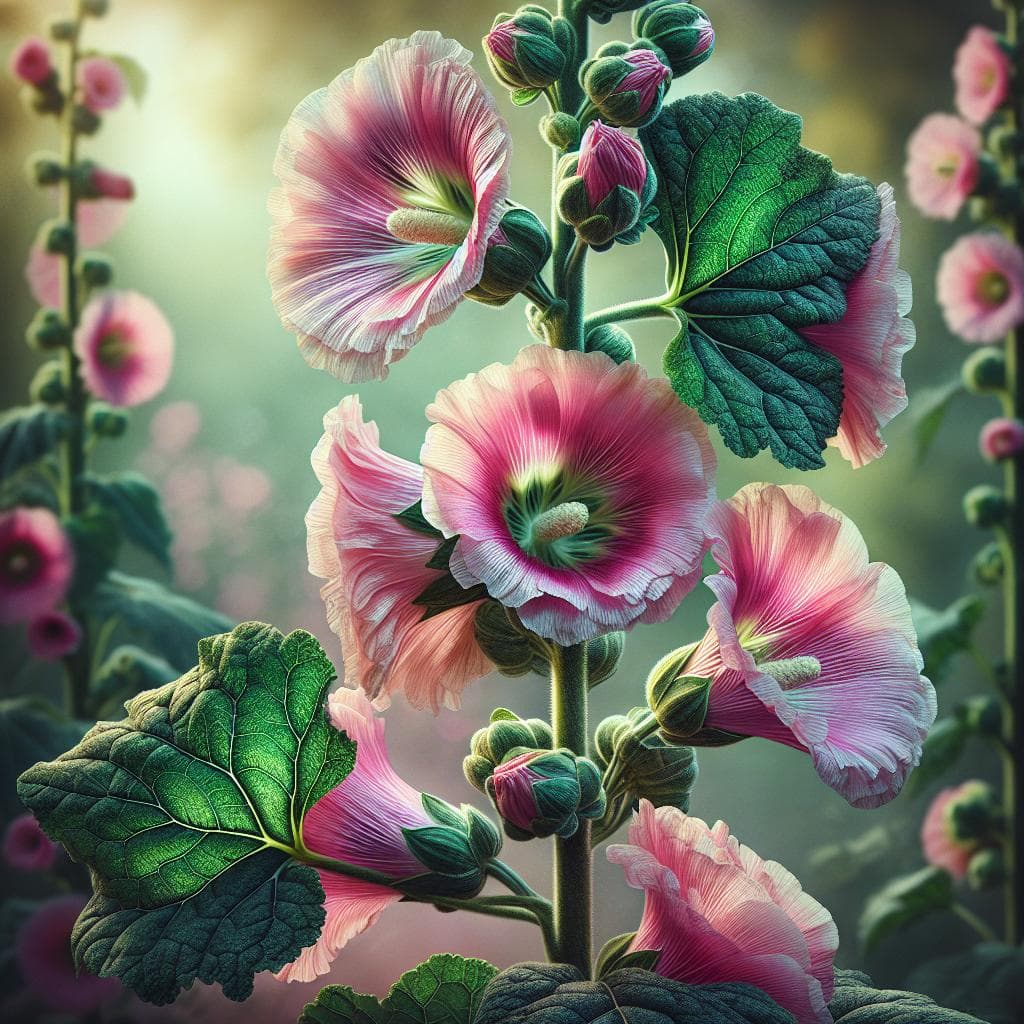 蜀葵（Alcea rosea）：特点、种植与药用价值指南