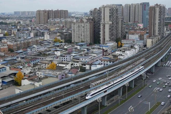 国内第二条城市环线动车花落成都，预计2027年运营