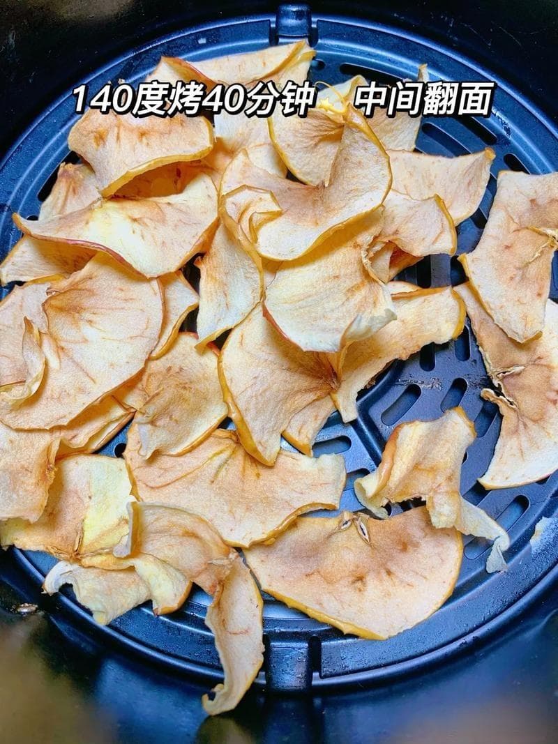 空气炸锅烤苹果脆片的制作方法