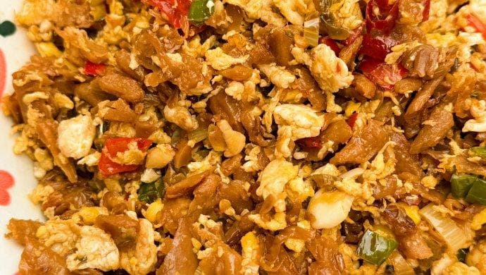 外婆菜炒鸡蛋（超级下饭菜）