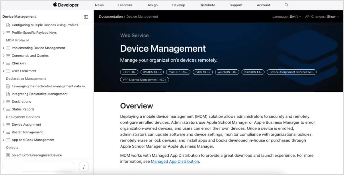 iOS MDM移动设备管理协议详解
