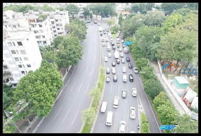 晚高峰车龙明显缩短！广州又有一条道路完成“微改造”