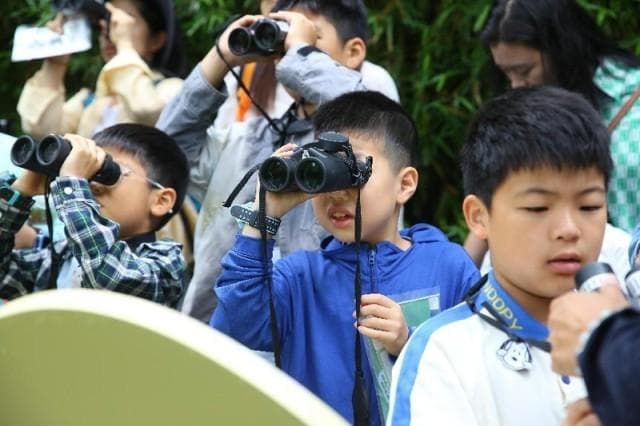 杭州西溪湿地开展青少年观鸟妙趣游