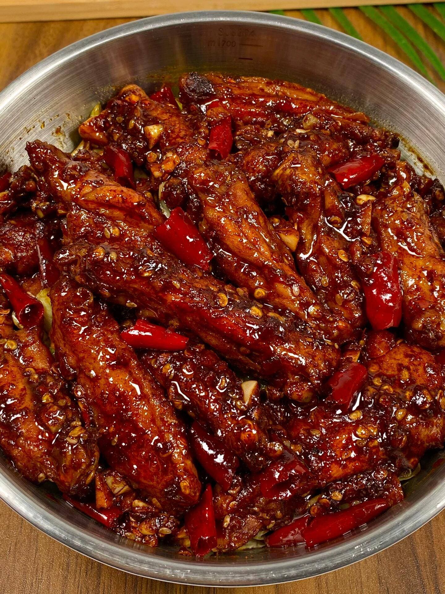 麻辣鸡翅要给家人来一手