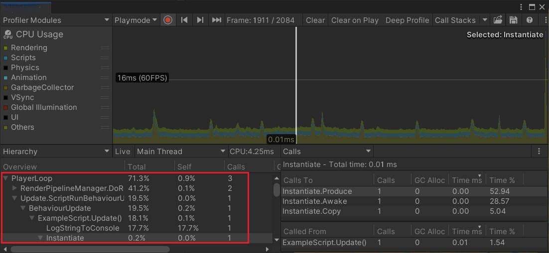 Unity性能分析：流程与工具使用指南