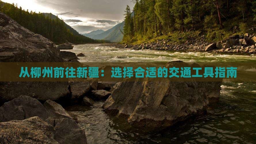从柳州前往新疆：选择合适的交通工具指南