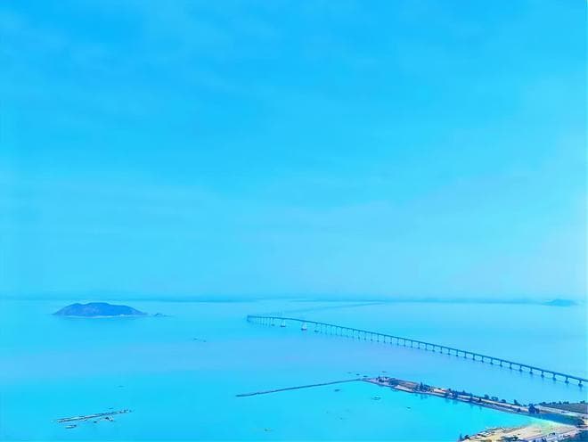 广东第一座跨海大桥，全长11.08公里，耗资11亿，太壮观了！