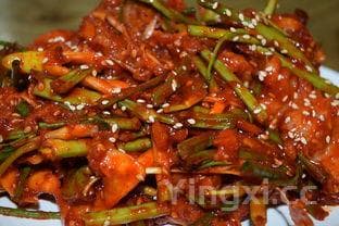 炸酱面13种配菜图片，炸酱面13种配菜