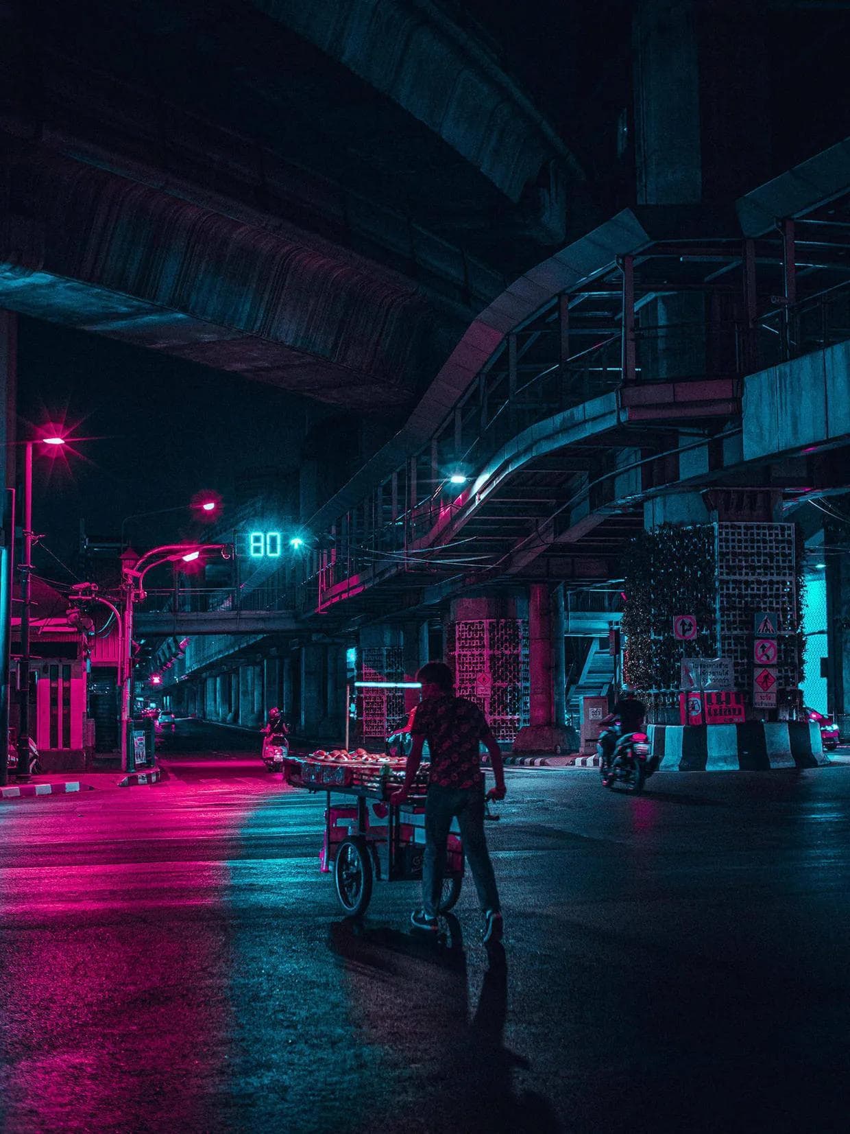 赛博朋克风格：未来主义与反乌托邦的视觉碰撞